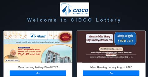 www cidco lottery 2019 navi mumbai|CIDCO Lottery 2023 Scheme: Registration Last Date, Process And Resu.